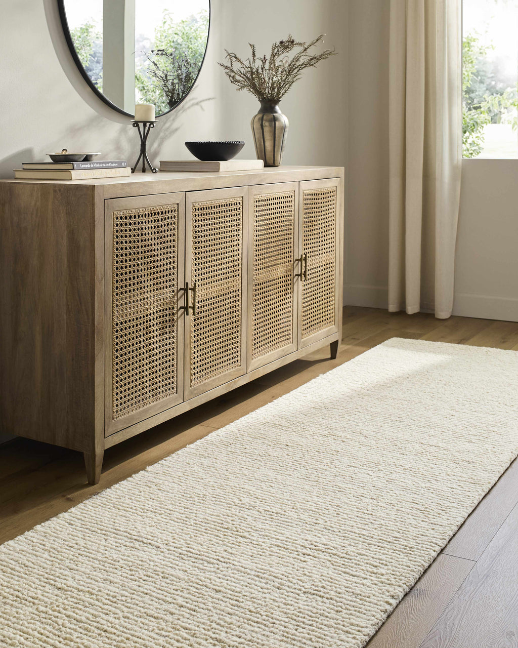 Winta Cream Wool Area Rug