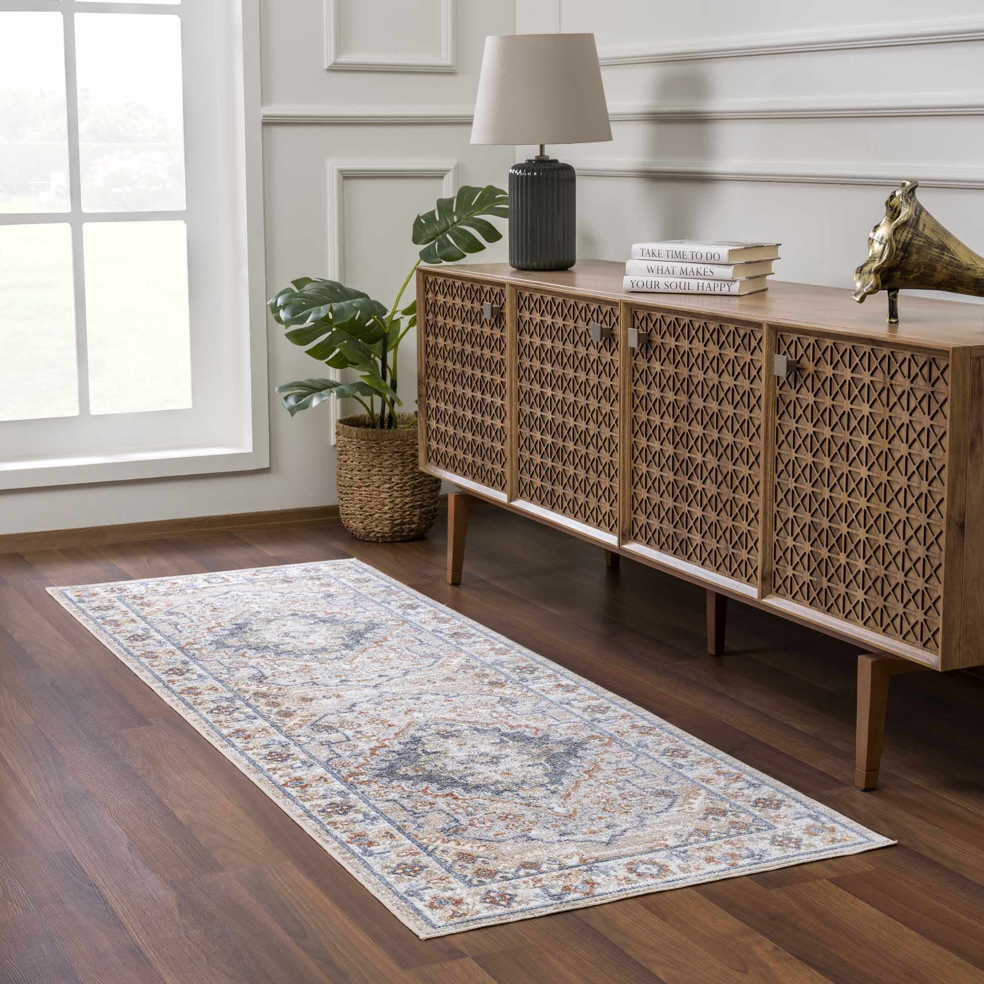 Erez Flat Pile Washable Rug - Promo