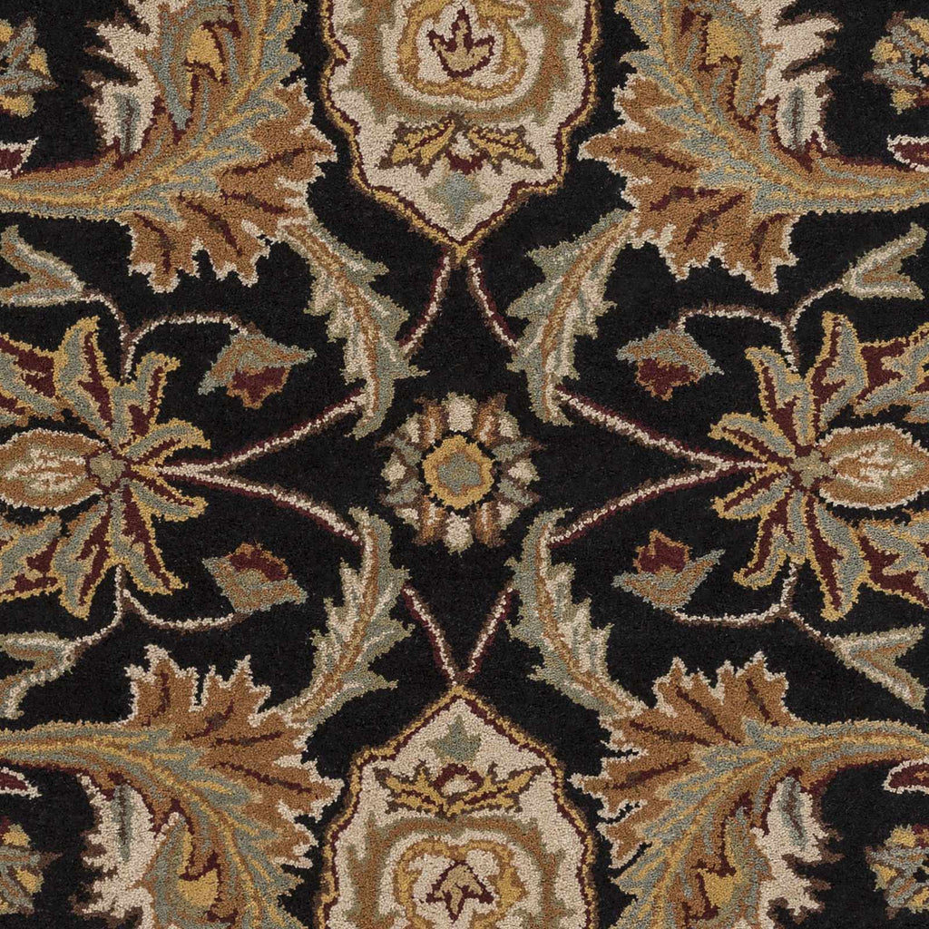 Blomkest Black&Yellow Traditional Wool Carpet