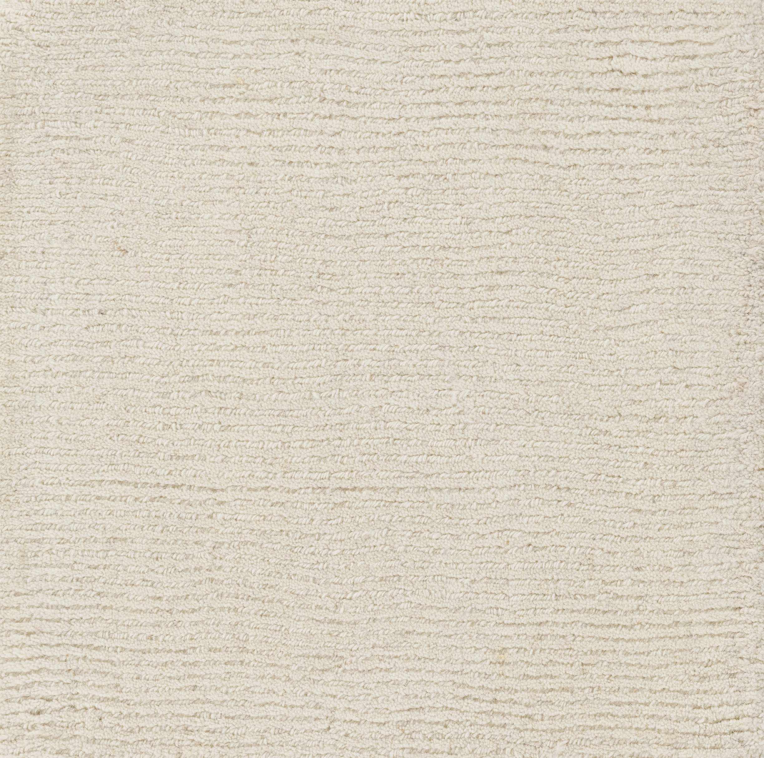 Brockton Solid Light Beige Wool Rug