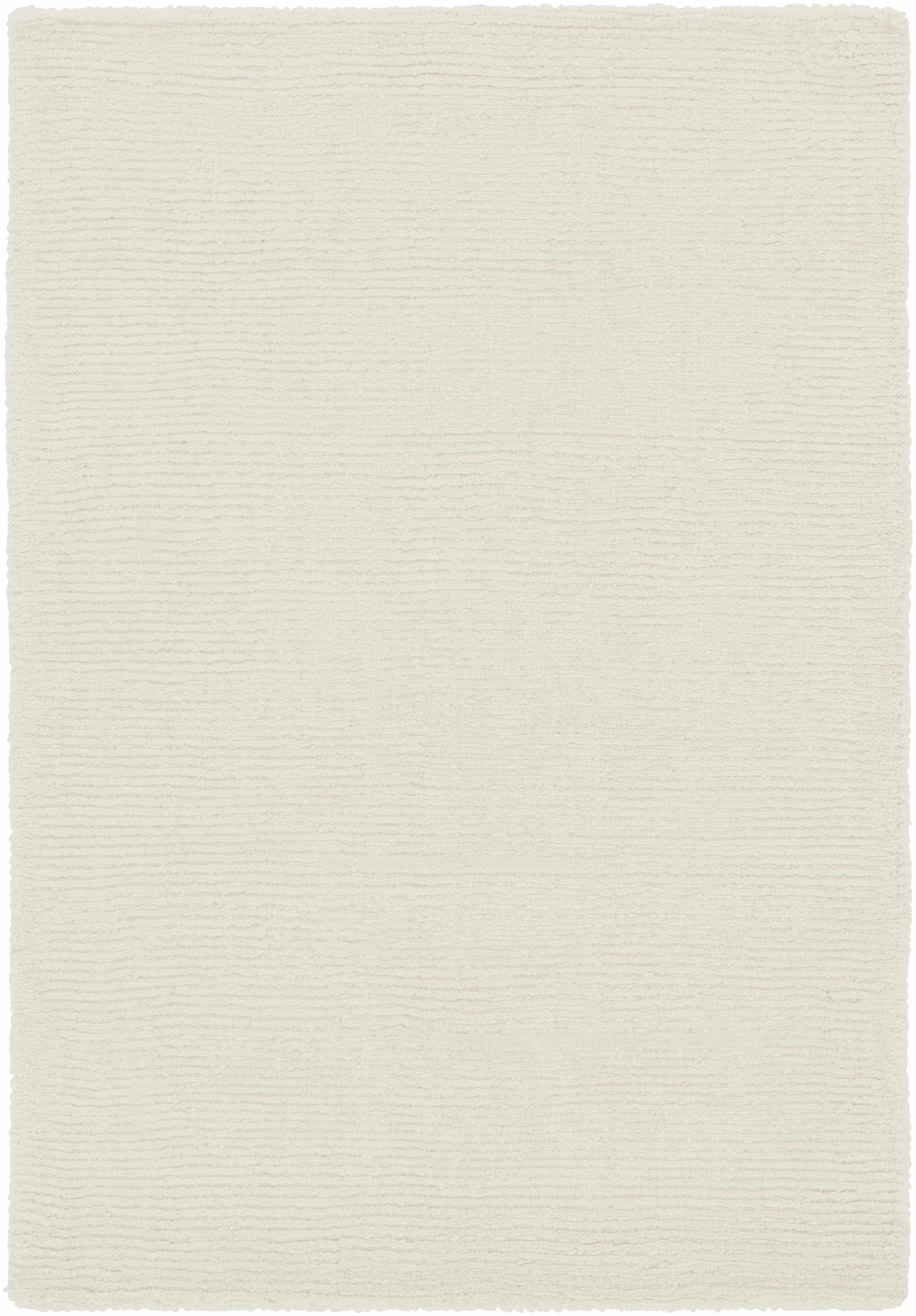Brockton Solid Light Beige Wool Rug