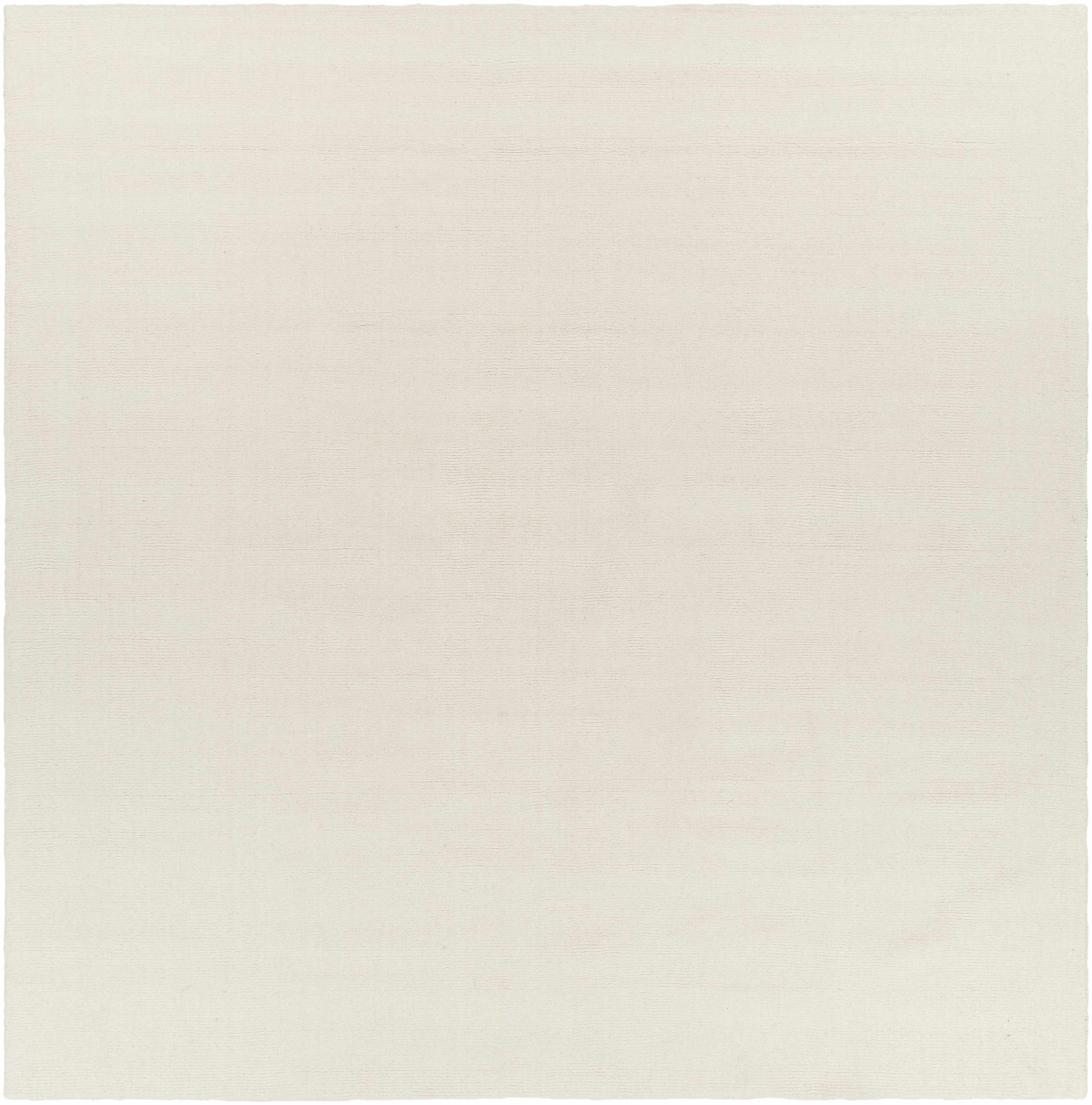 Brockton Solid Light Beige Wool Rug