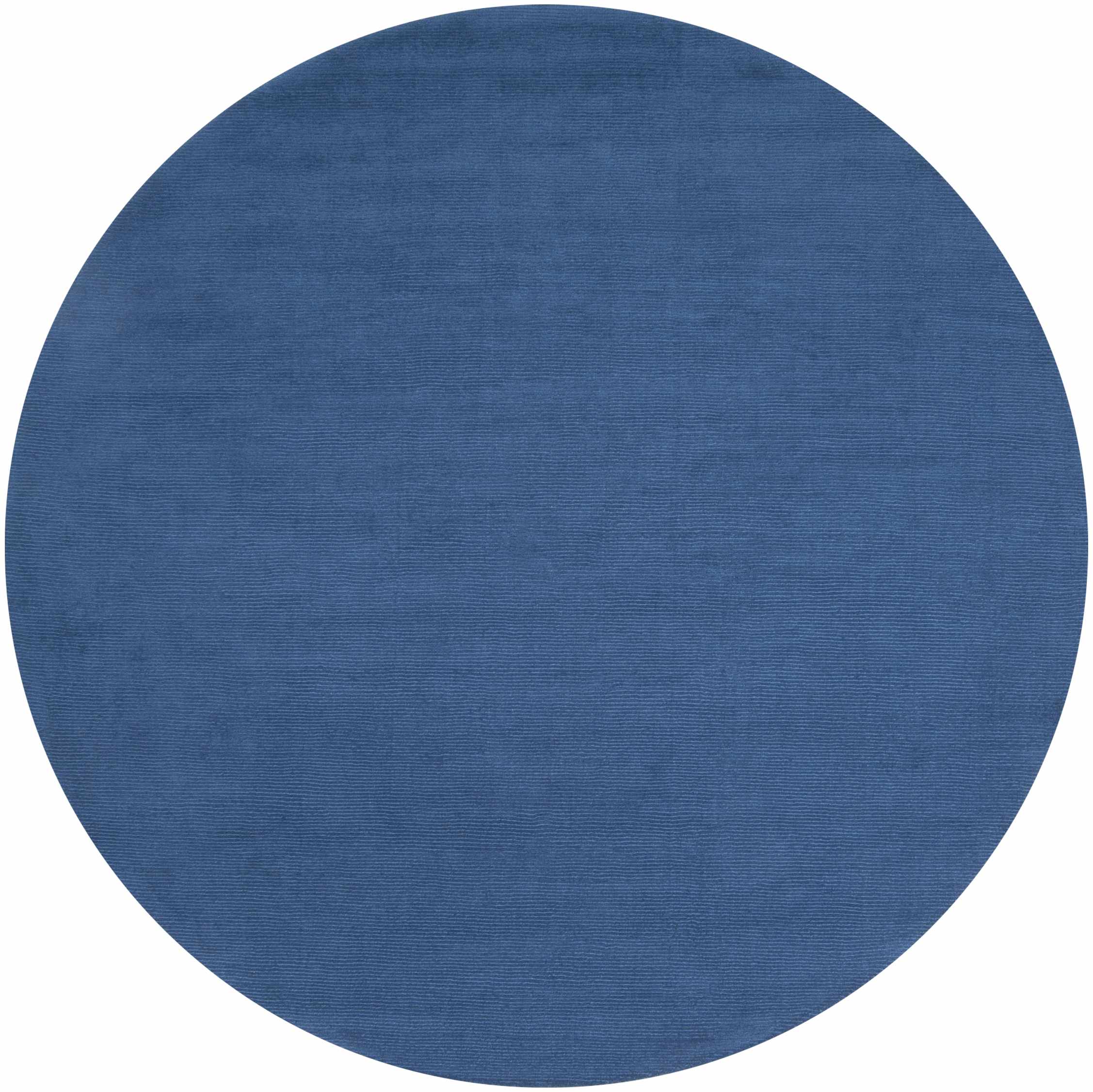 Brockton Solid Blue Wool Rug