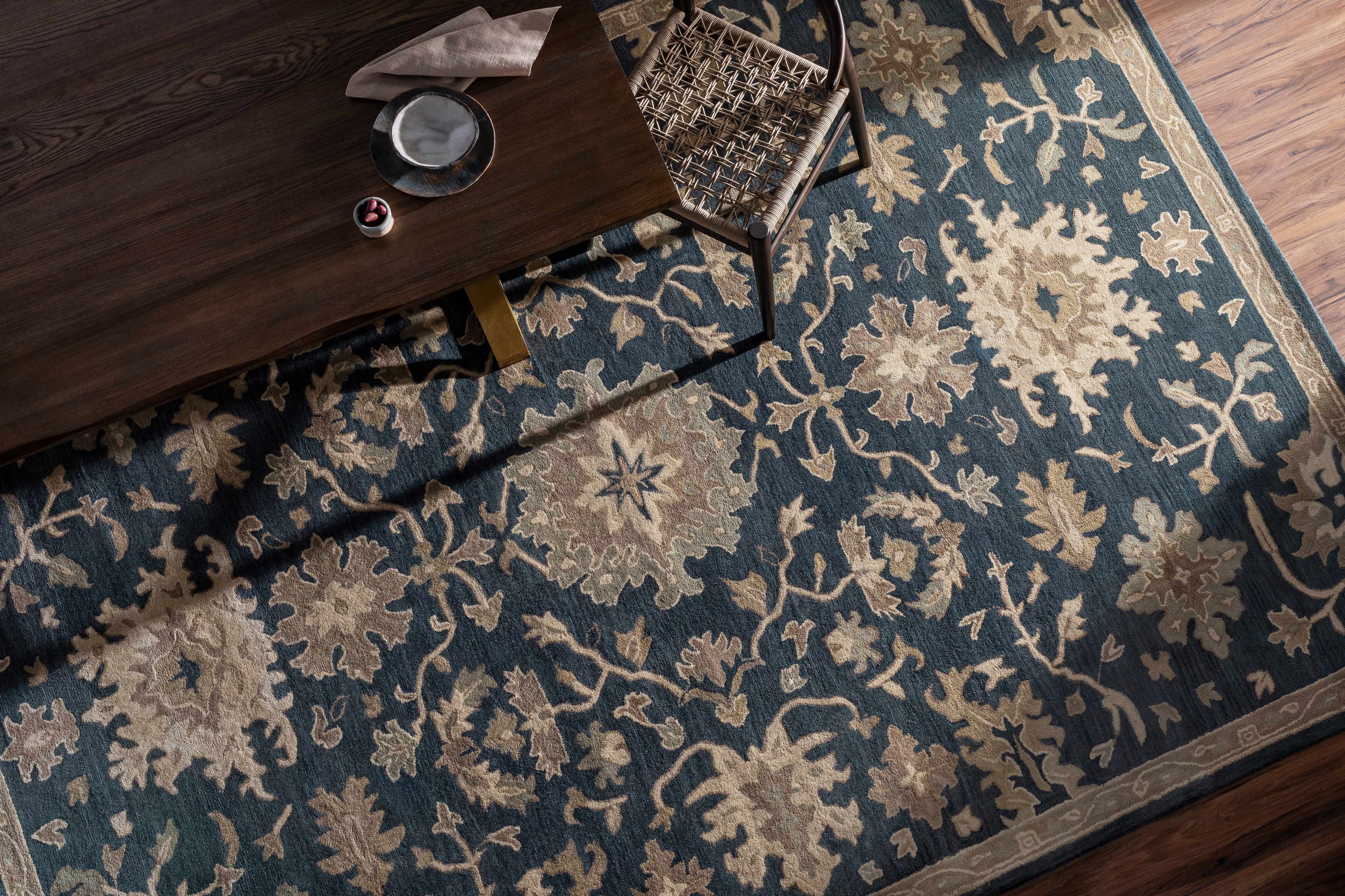 Caesar 1154 Navy Wool Rug