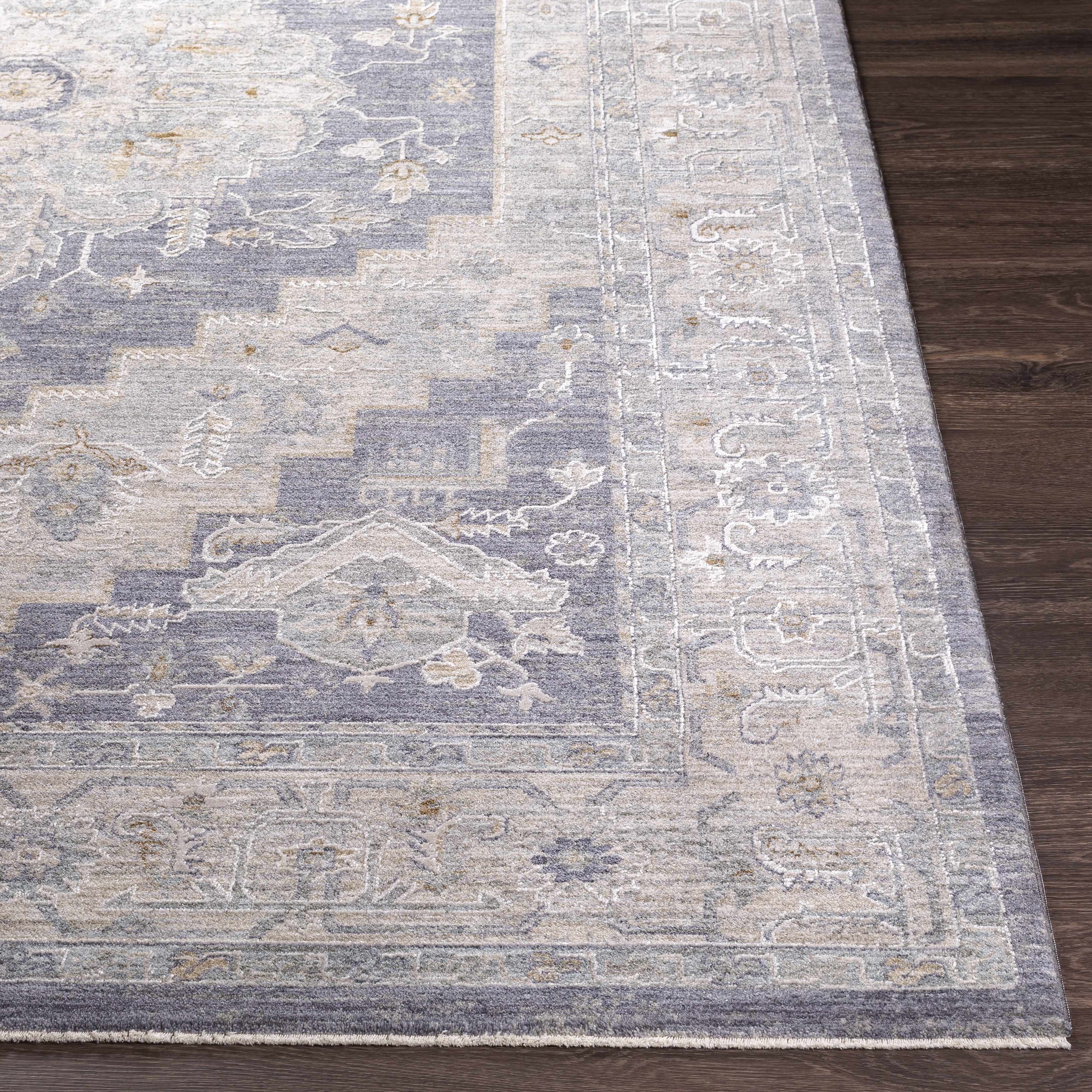 Sema Blue Medallion Rug - Clearance
