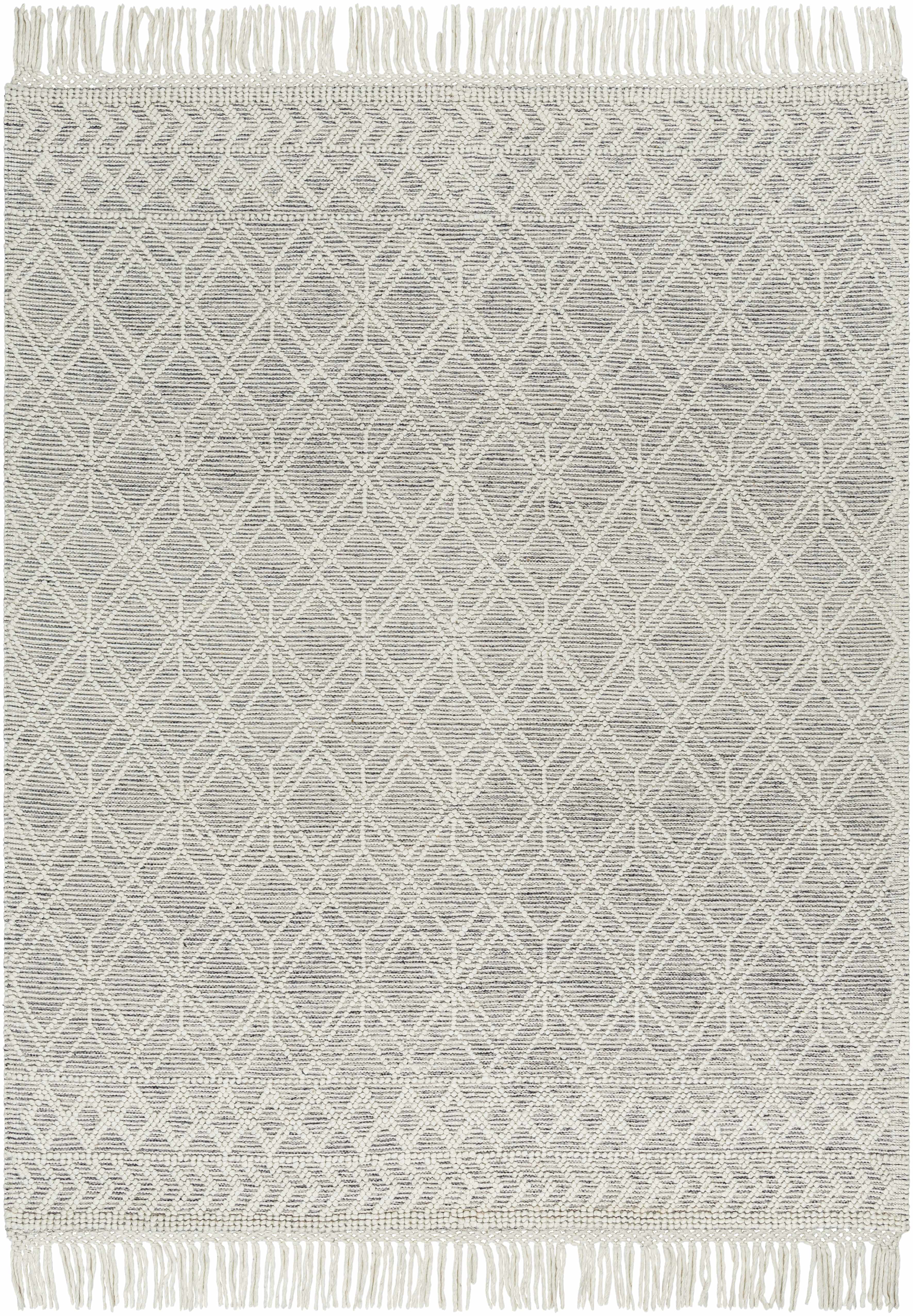 Ossun Wool Rug with Tassels