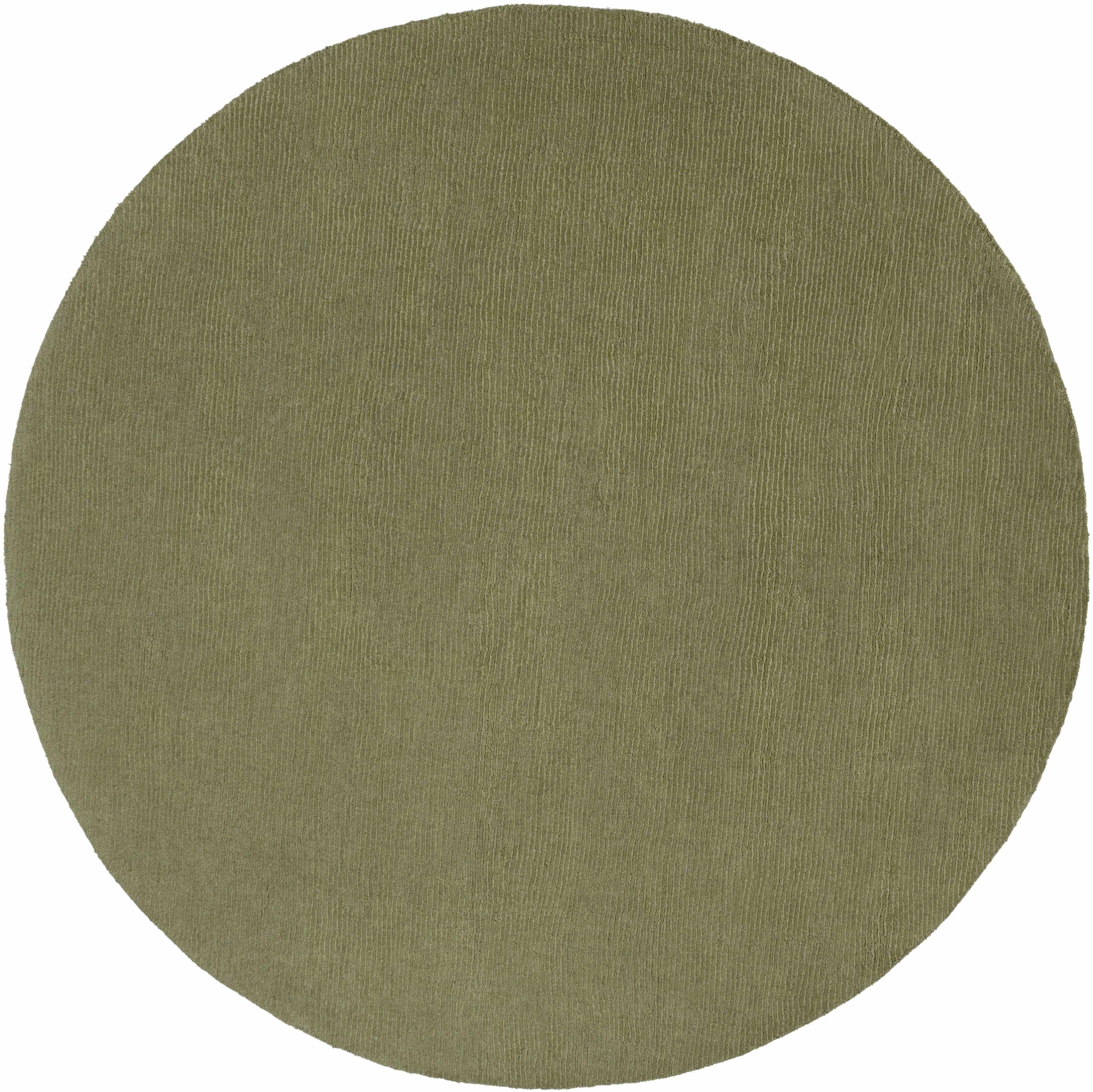 Brockton Solid Sage Green Wool Rug