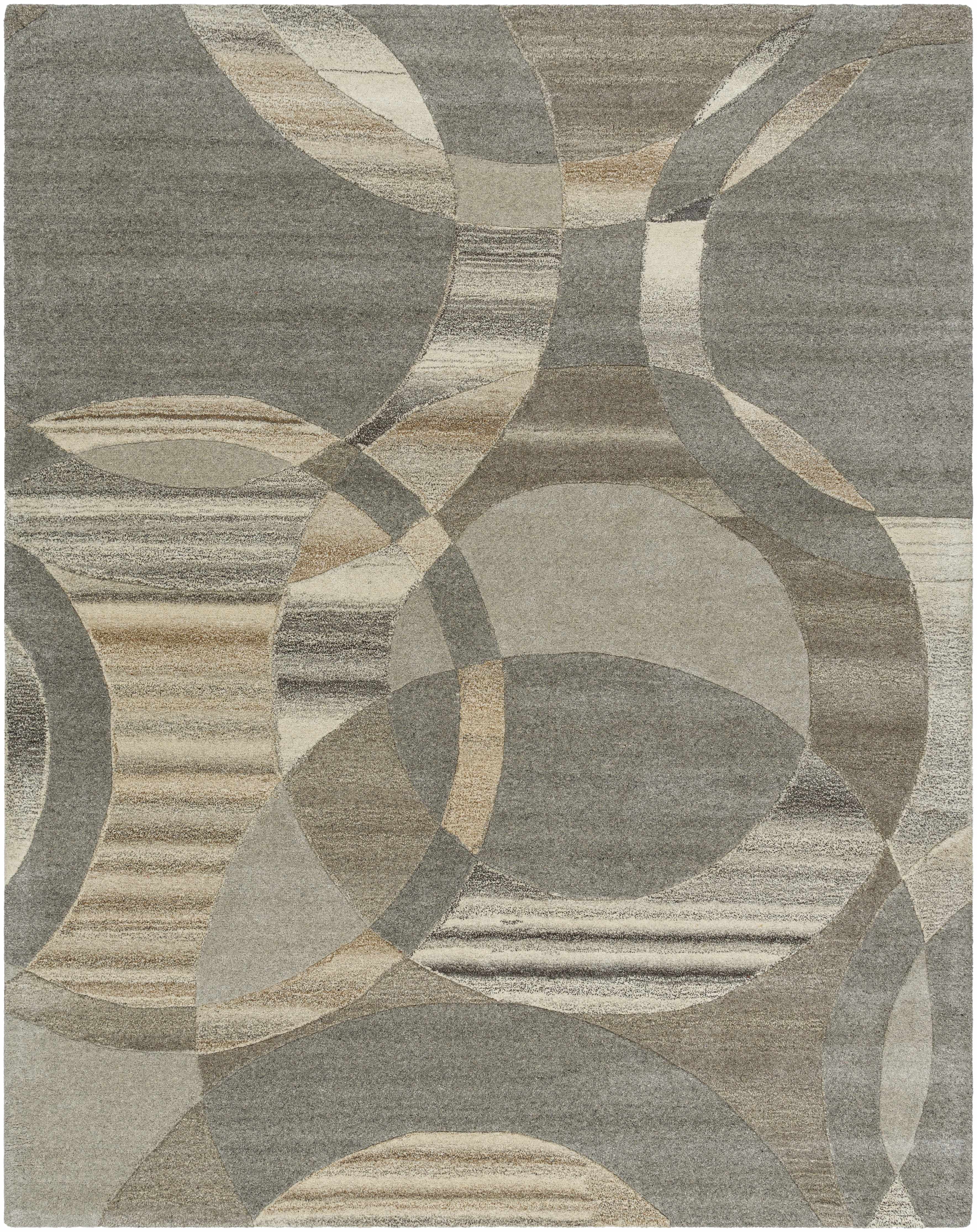 Rillton Modern Wool Rug
