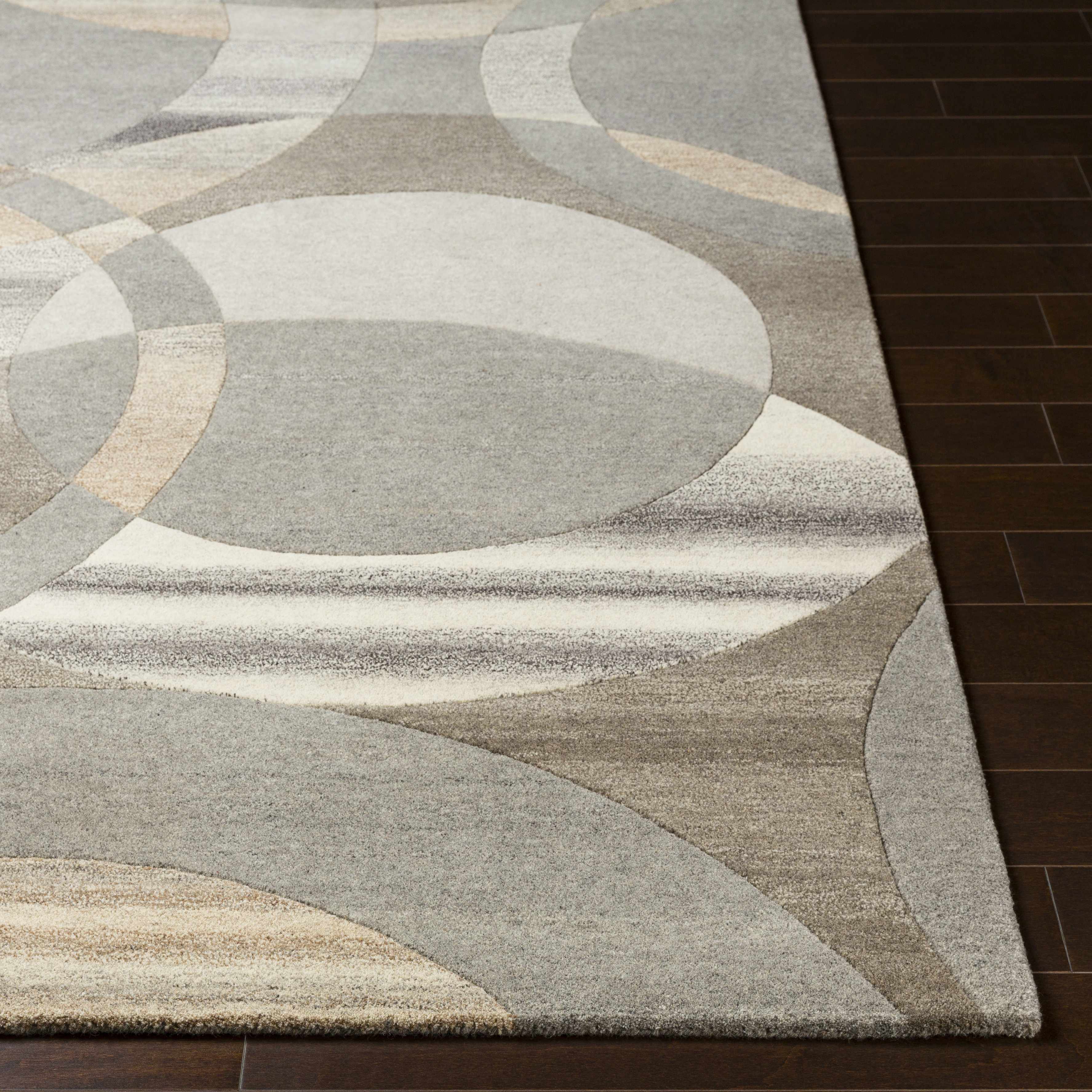 Rillton Modern Wool Rug
