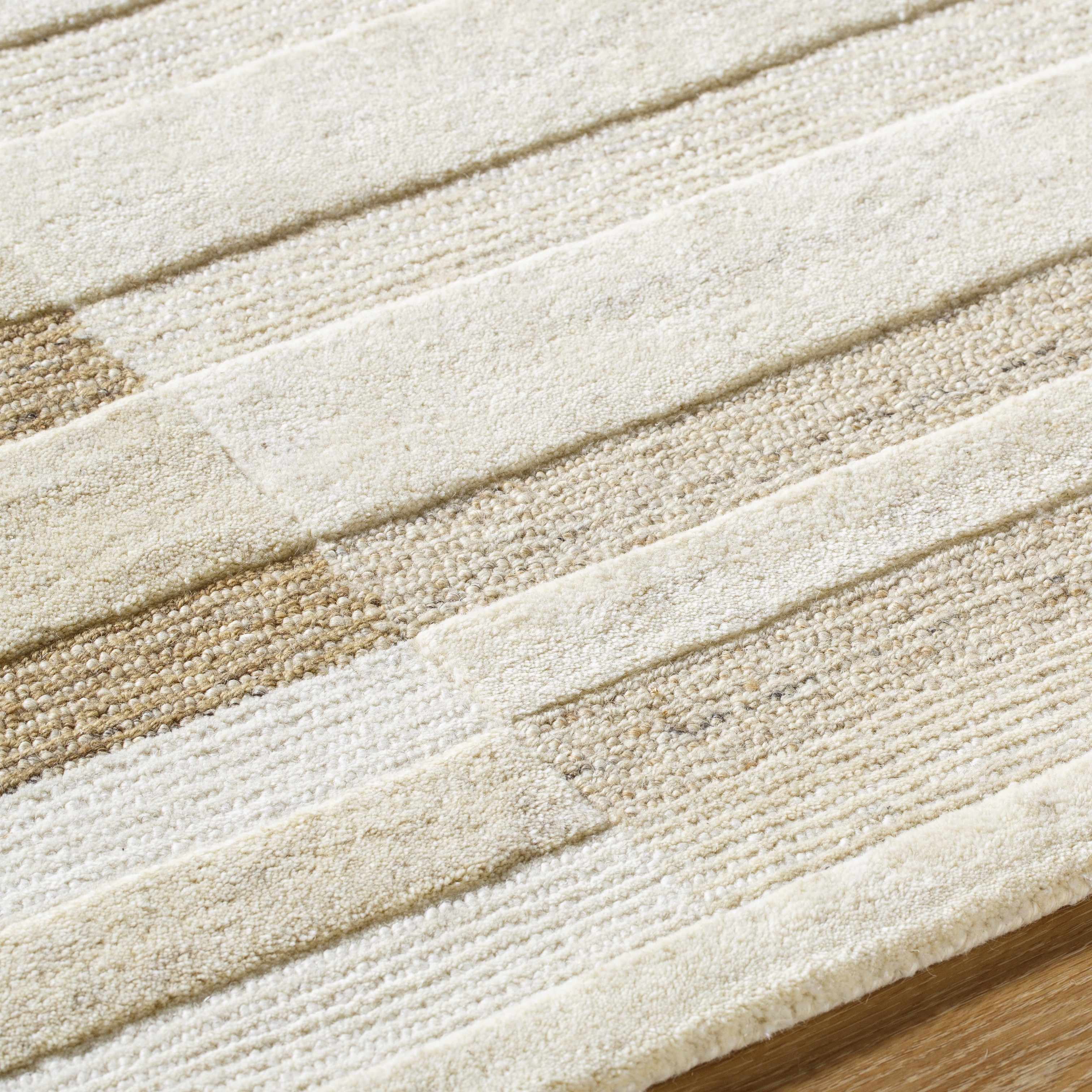 Tavia Broken-Striped Area Rug