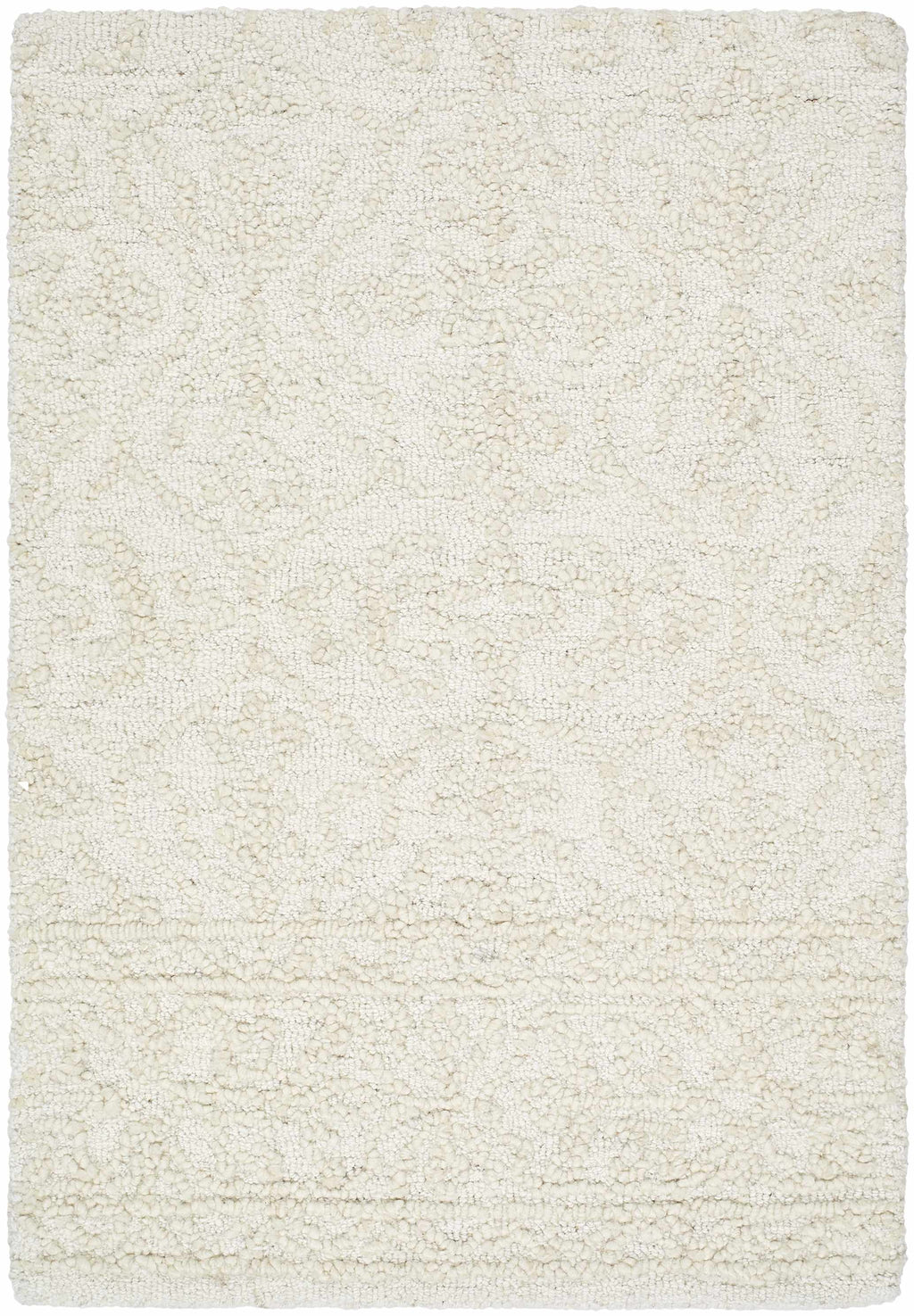 Yadid Cream Wool Area Rug